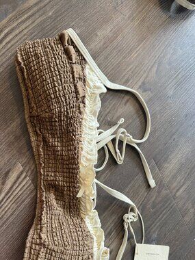 brown bikini top/bottom
